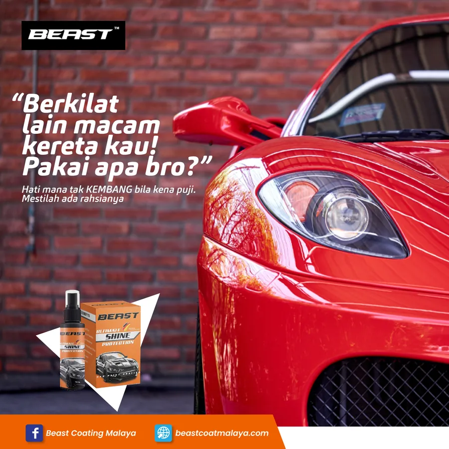 Poster iklan BEAST COATING - Automotive
