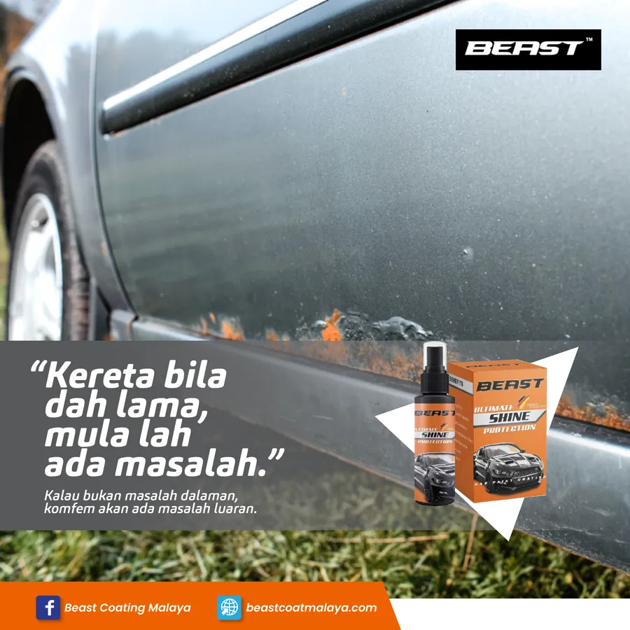 Poster iklan BEAST COATING - Automotive