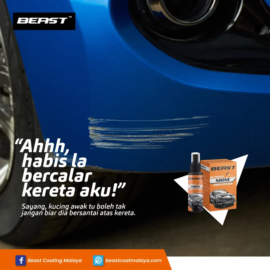 Poster iklan BEAST COATING - Automotive