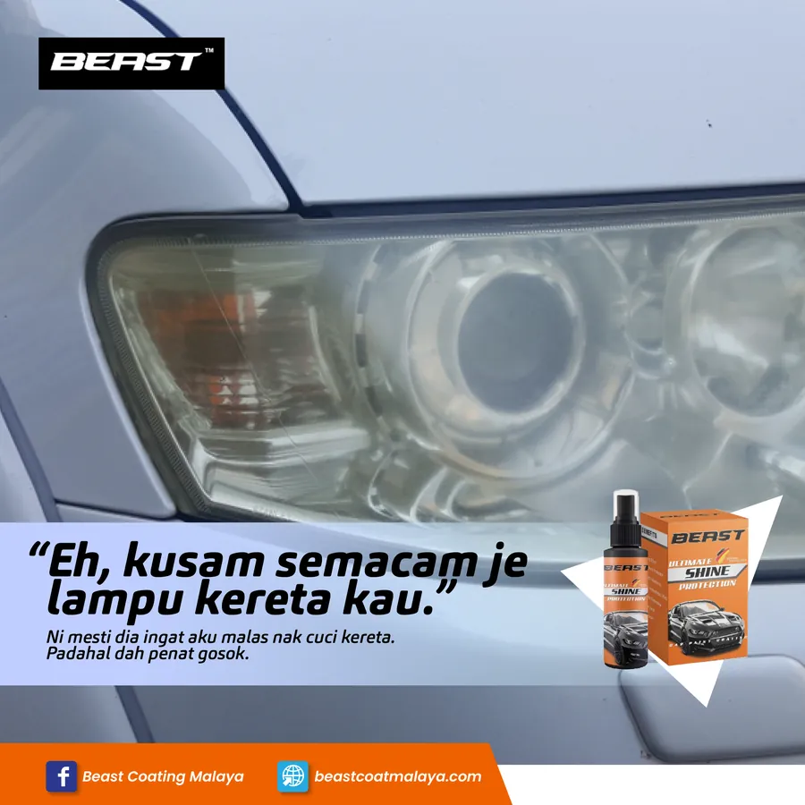 Poster iklan BEAST COATING - Automotive
