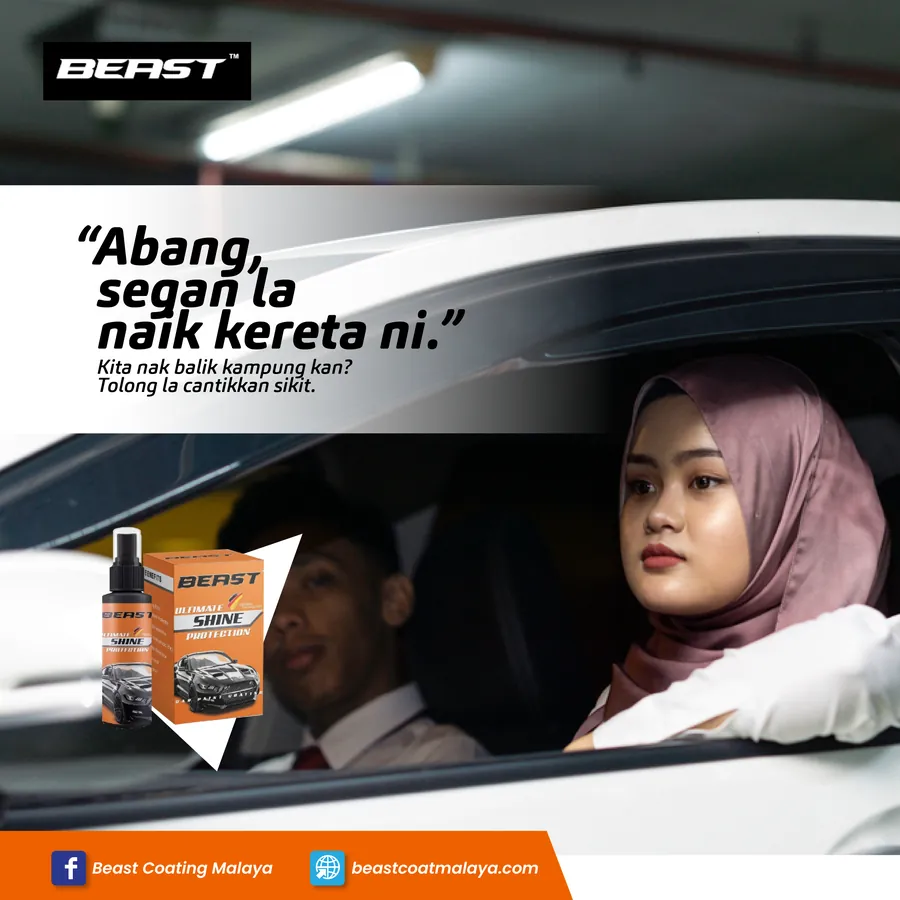 Poster iklan BEAST COATING - Automotive