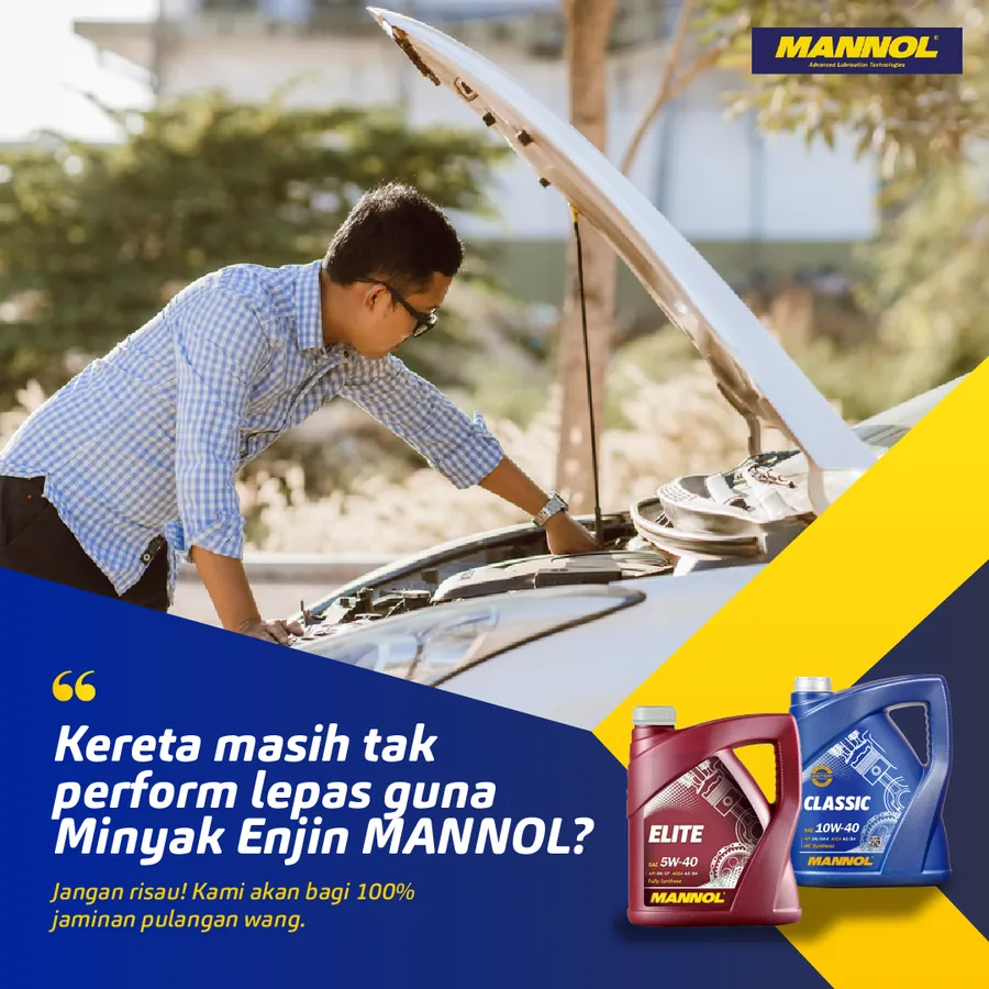 Poster iklan MANNOL ENGINE OIL - Automotive