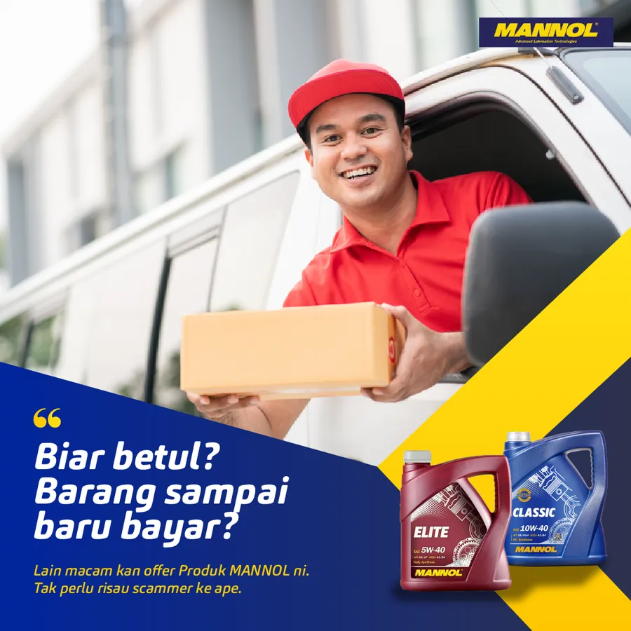 Poster iklan MANNOL ENGINE OIL - Automotive