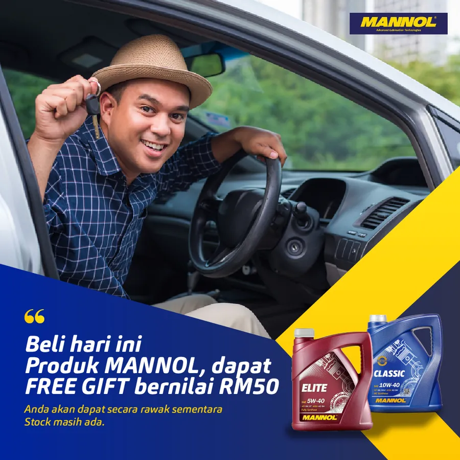 Poster iklan MANNOL ENGINE OIL - Automotive