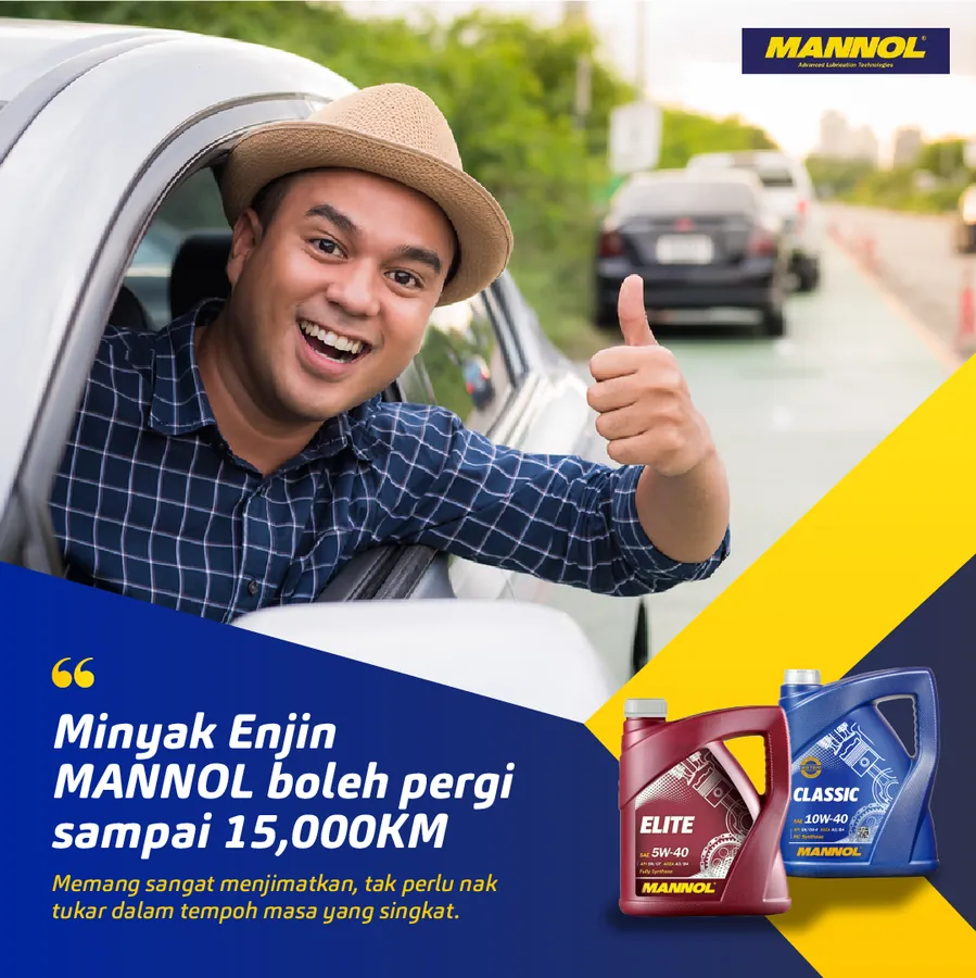 Poster iklan MANNOL ENGINE OIL - Automotive
