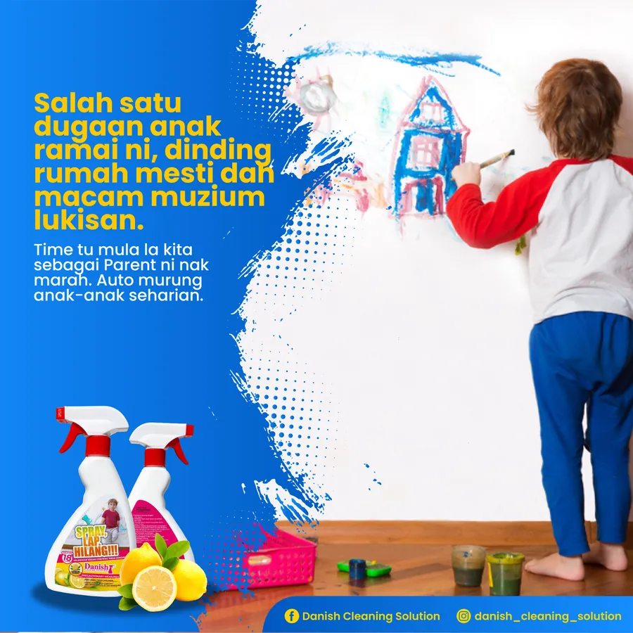 Poster iklan DANISH CLEANING SOLUTION - Household