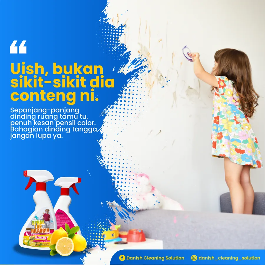 Poster iklan DANISH CLEANING SOLUTION - Household