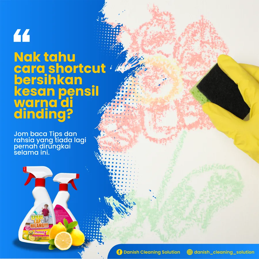 Poster iklan DANISH CLEANING SOLUTION - Household