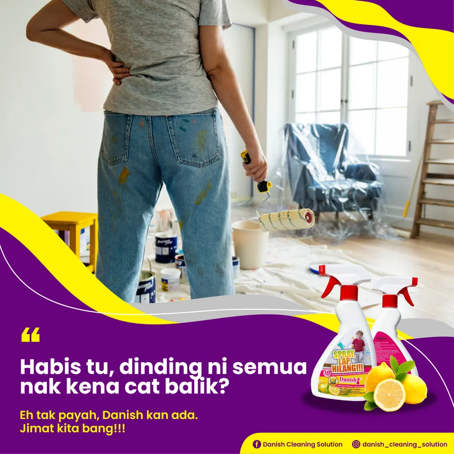 Poster iklan DANISH CLEANING SOLUTION - Household
