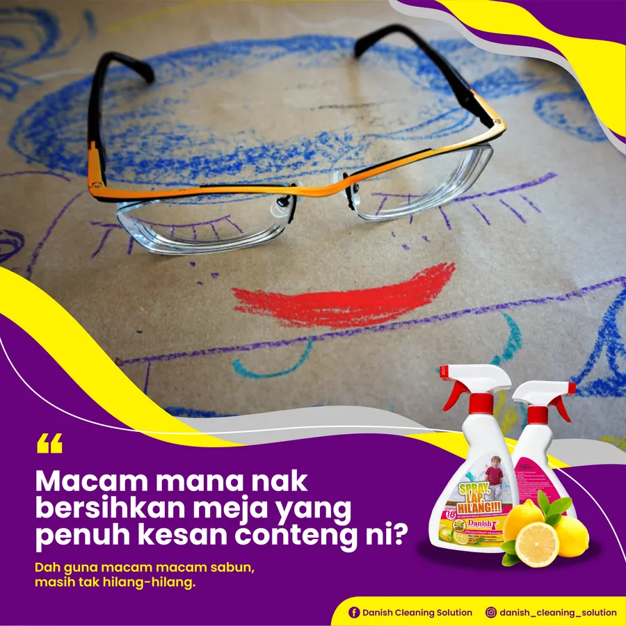 Poster iklan DANISH CLEANING SOLUTION - Household