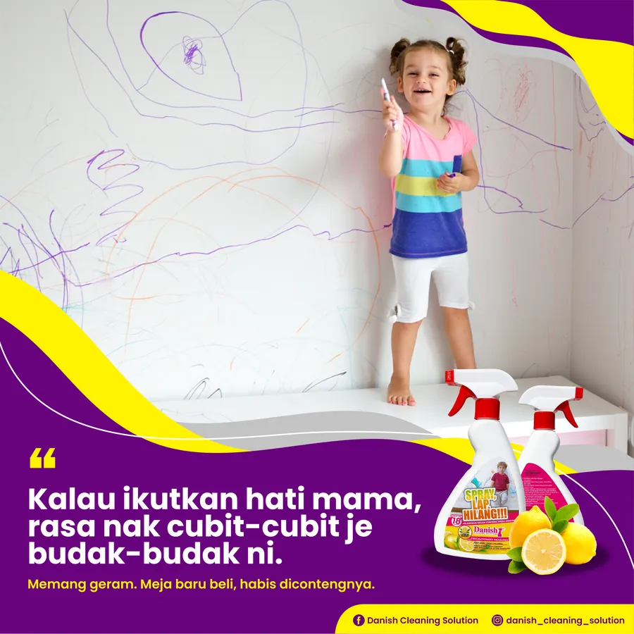 Poster iklan DANISH CLEANING SOLUTION - Household