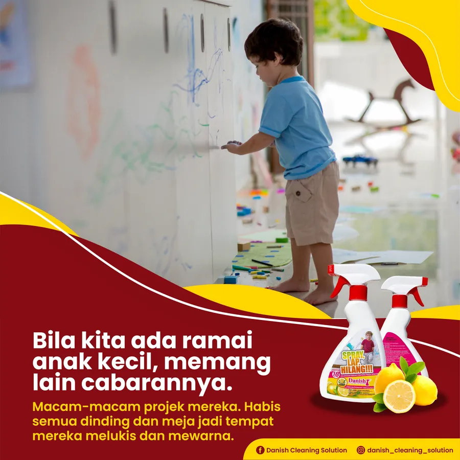Poster iklan DANISH CLEANING SOLUTION - Household