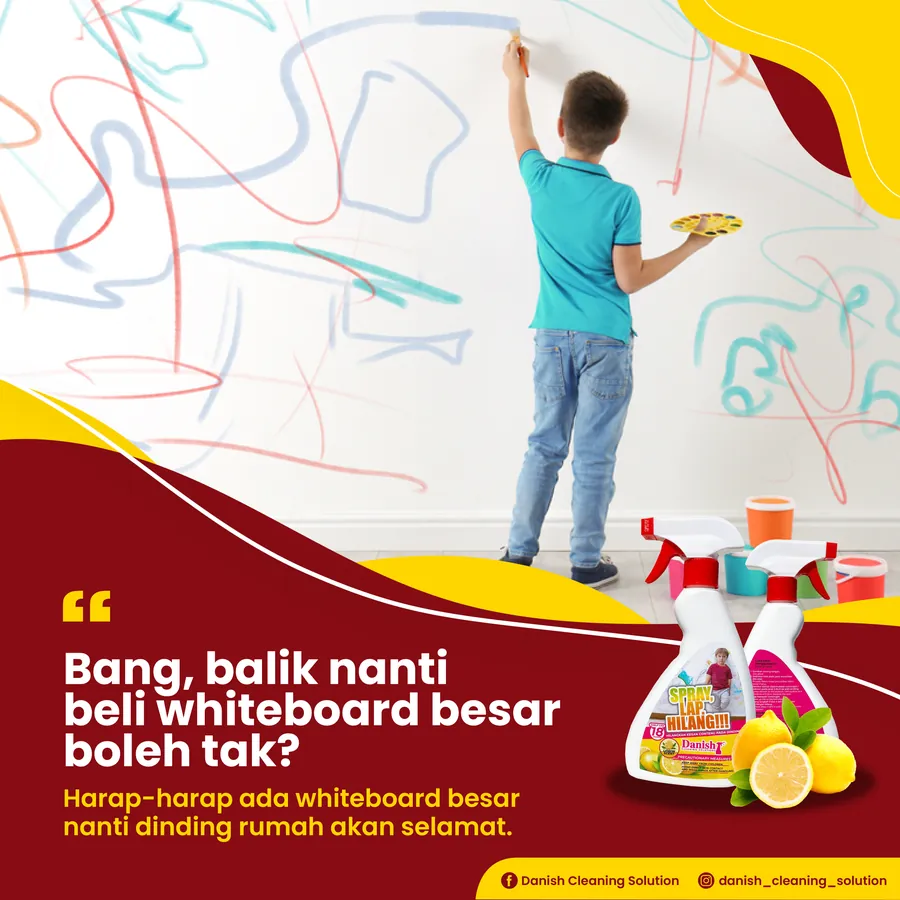 Poster iklan DANISH CLEANING SOLUTION - Household