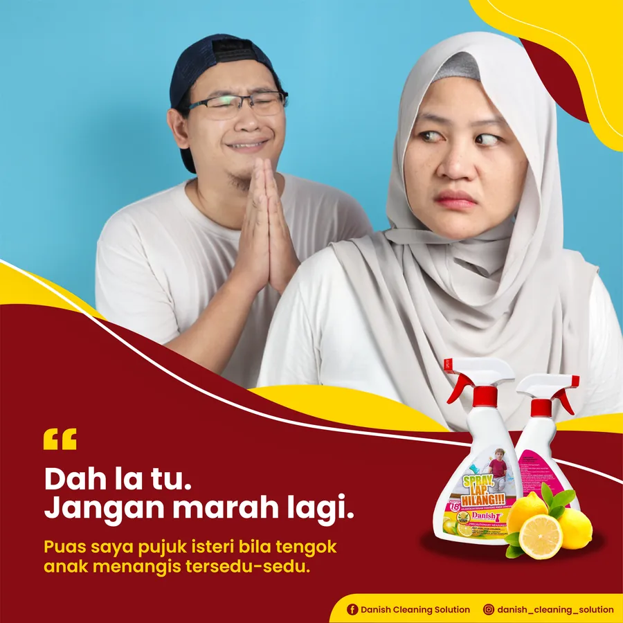 Poster iklan DANISH CLEANING SOLUTION - Household