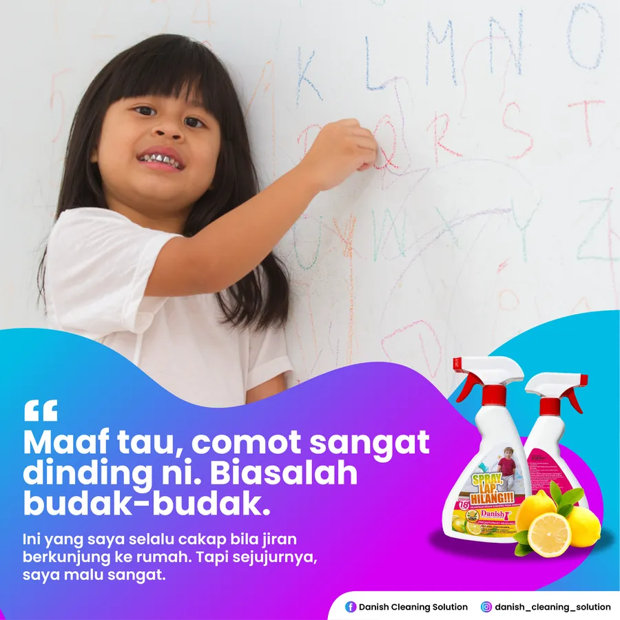 Poster iklan DANISH CLEANING SOLUTION - Household