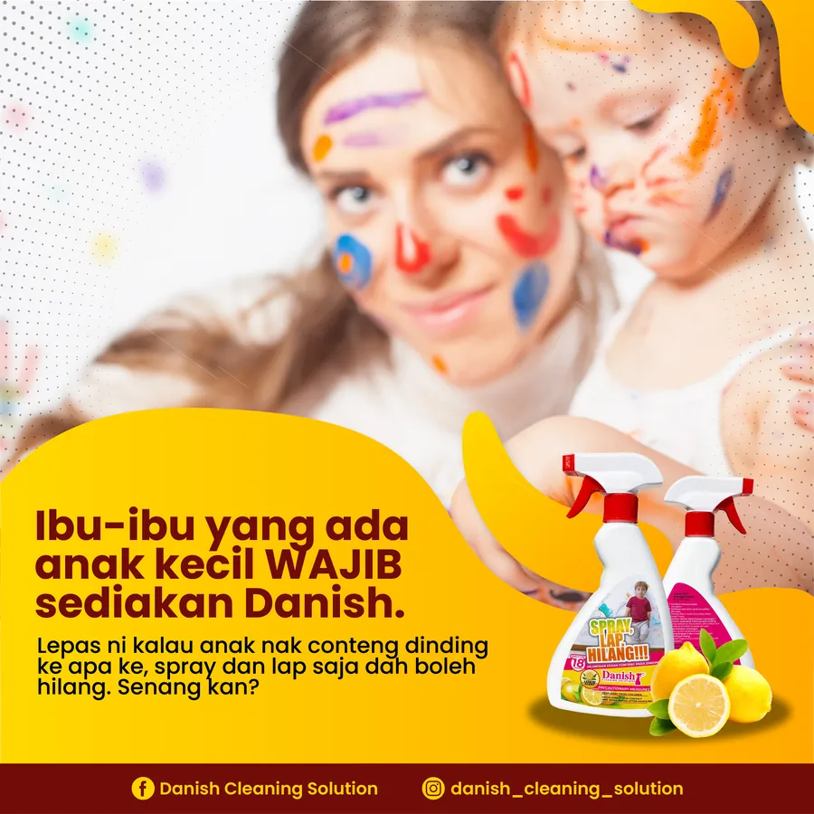 Poster iklan DANISH CLEANING SOLUTION - Household