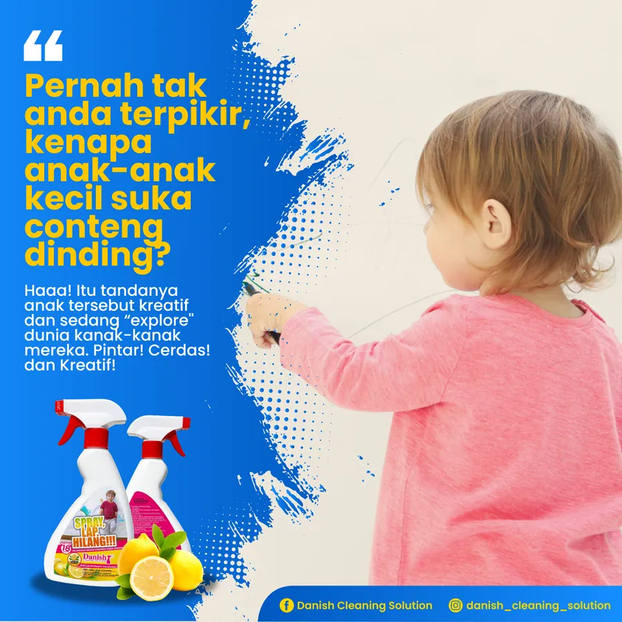 Poster iklan DANISH CLEANING SOLUTION - Household