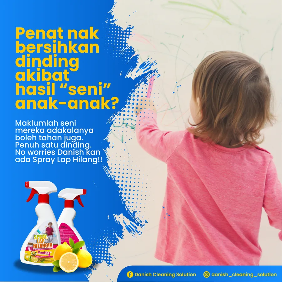Poster iklan DANISH CLEANING SOLUTION - Household