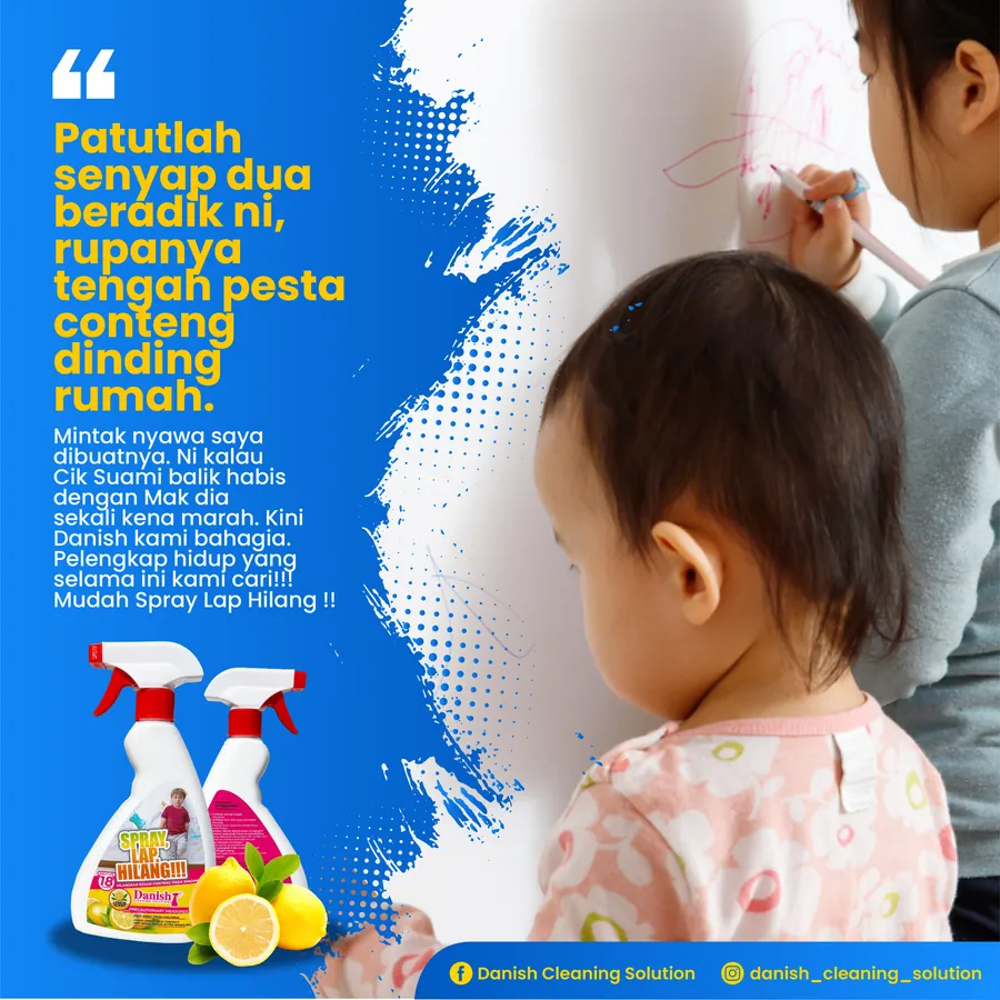 Poster iklan DANISH CLEANING SOLUTION - Household