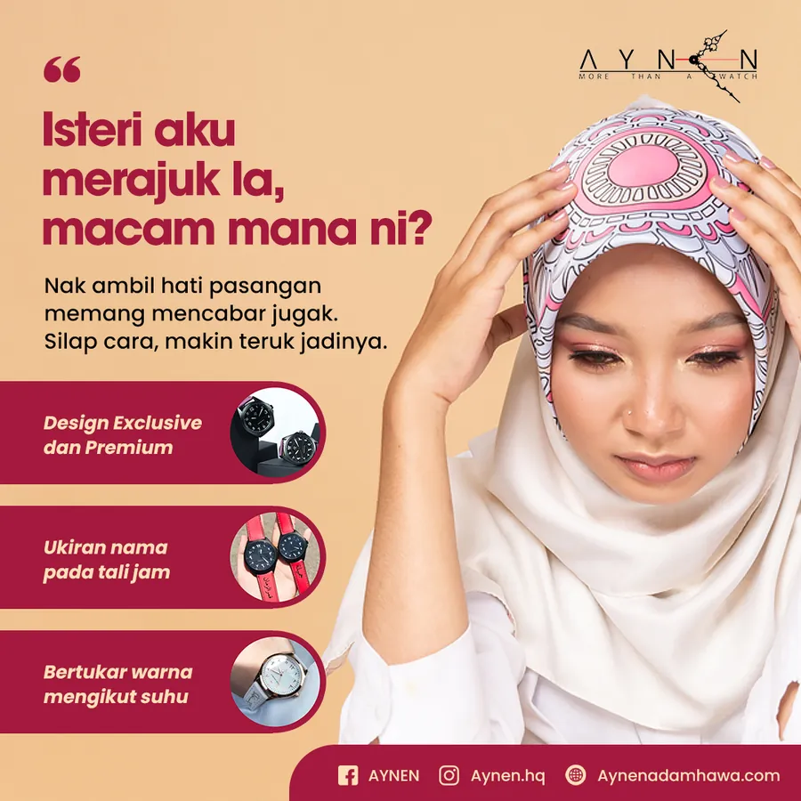 Poster iklan Aynen Watch - Fashion