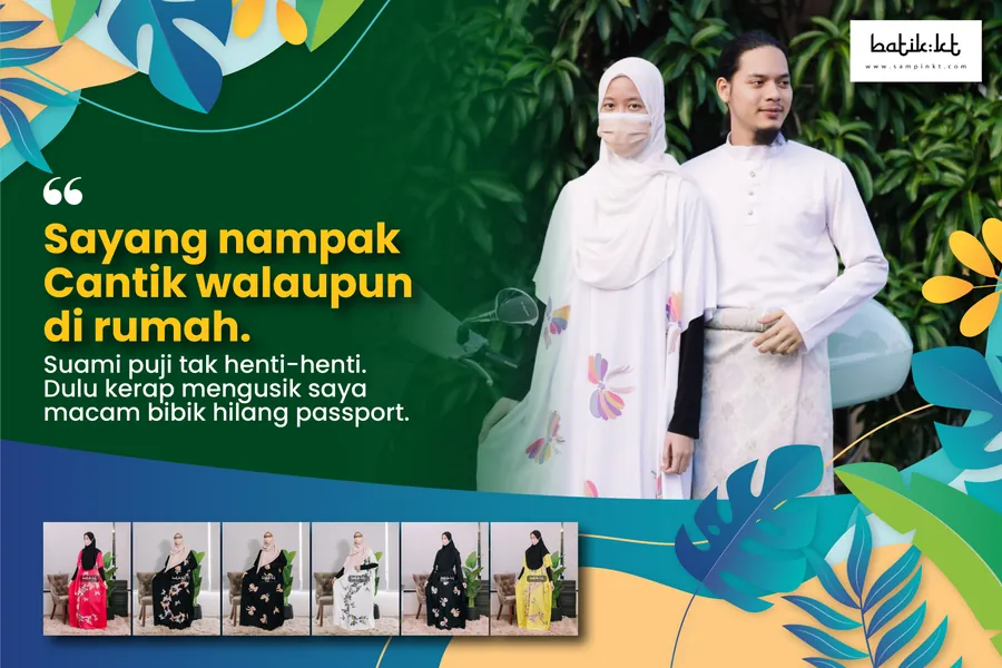 Poster iklan Kaftan Lukis Batik - Fashion