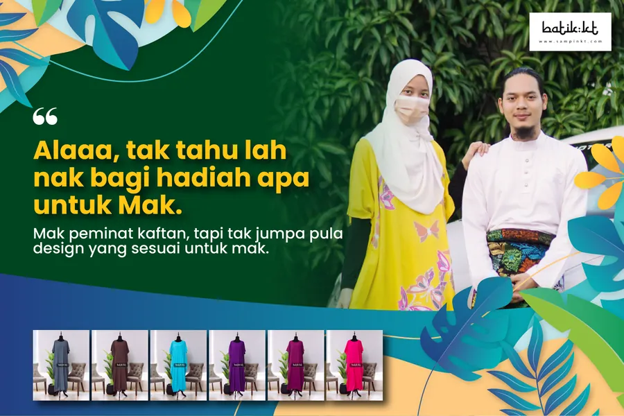 Poster iklan Kaftan Lukis Batik - Fashion