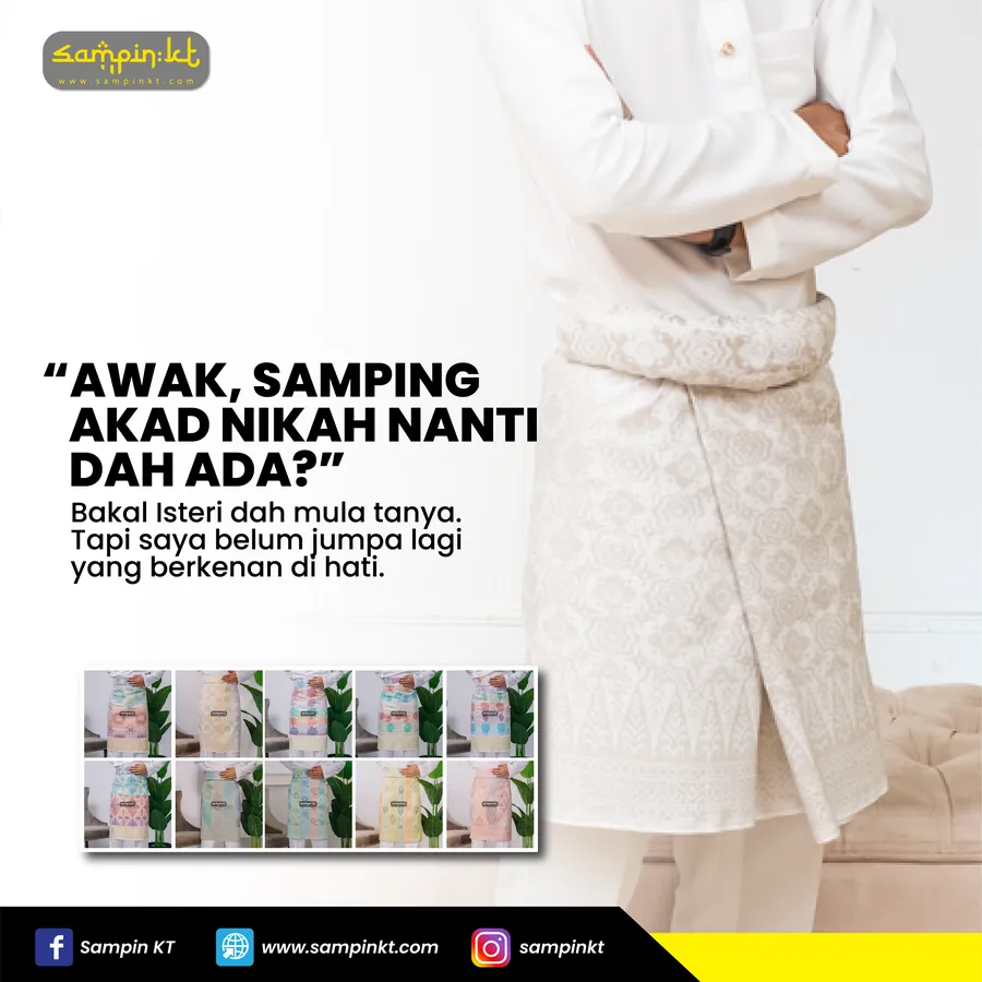 Poster iklan Sampin KT - Fashion
