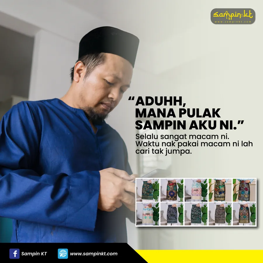 Poster iklan Sampin KT - Fashion