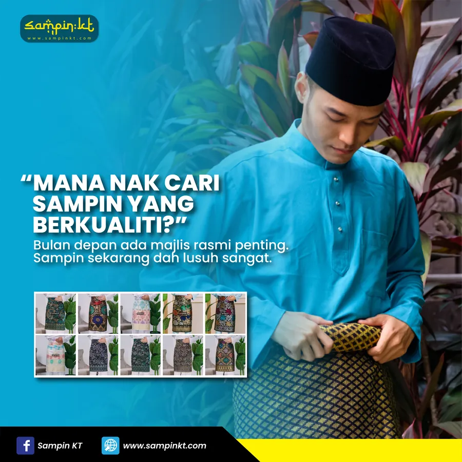 Poster iklan Sampin KT - Fashion