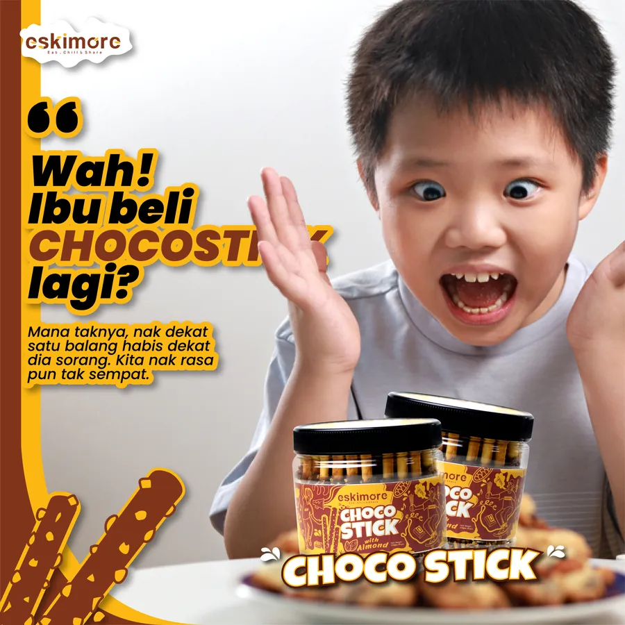 Poster iklan Chocostick by ESKIMORE - Food & Beverage