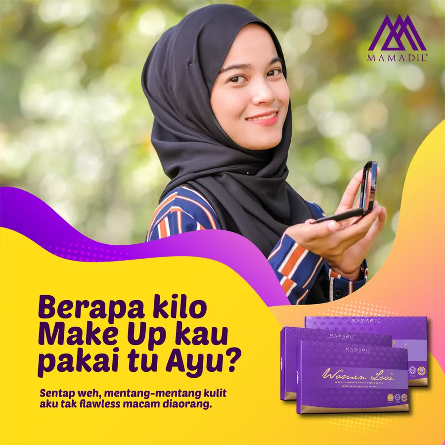 Poster iklan complete _ Mamadil - Beauty / Kewanitaan