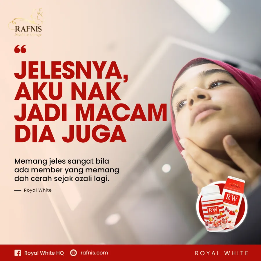 Poster iklan complete _ Royal White - Beauty / Kewanitaan