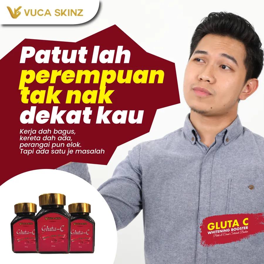 Poster iklan GLUTA C - Beauty / Kewanitaan