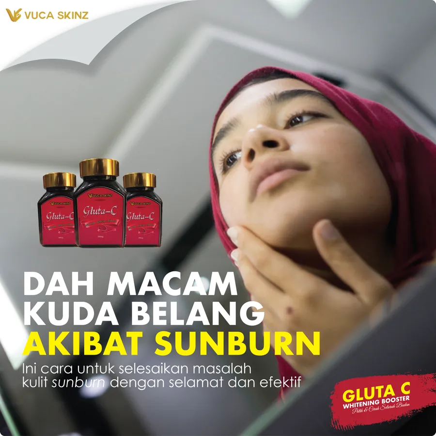 Poster iklan GLUTA C - Beauty / Kewanitaan