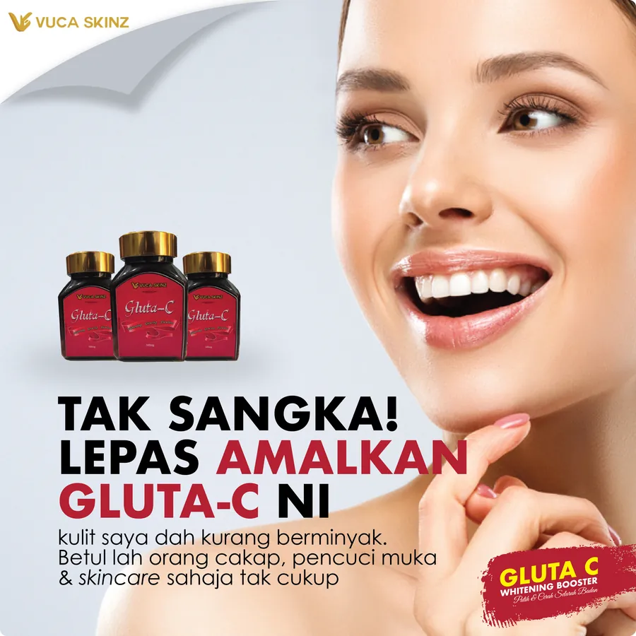 Poster iklan GLUTA C - Beauty / Kewanitaan