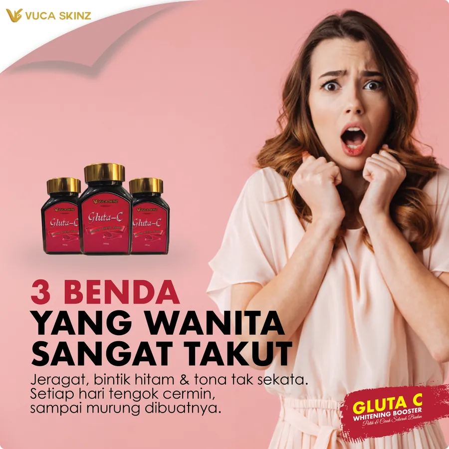 Poster iklan GLUTA C - Beauty / Kewanitaan