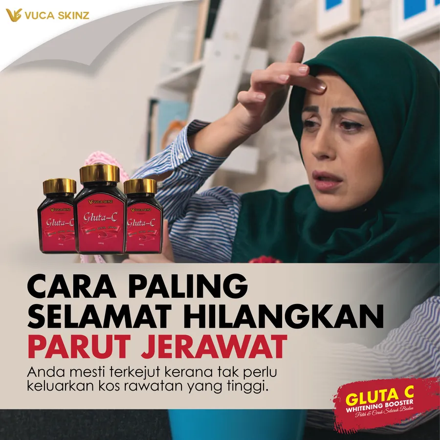 Poster iklan GLUTA C - Beauty / Kewanitaan