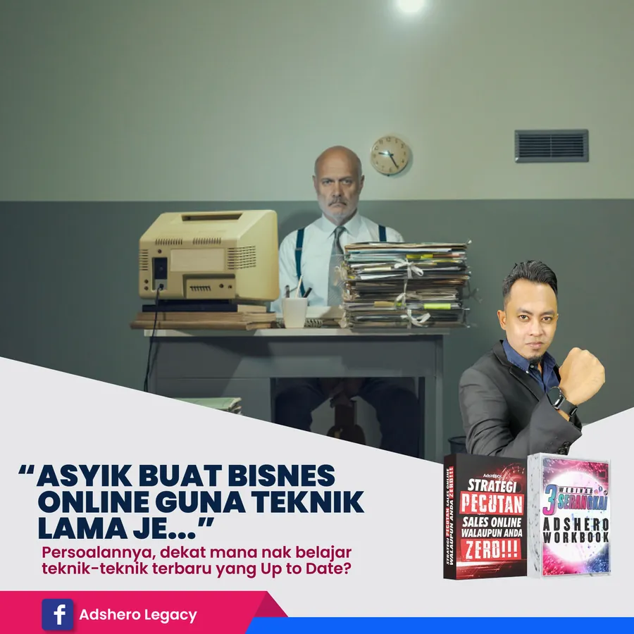 Poster iklan Webinar Pengiklanan - Class / Seminar