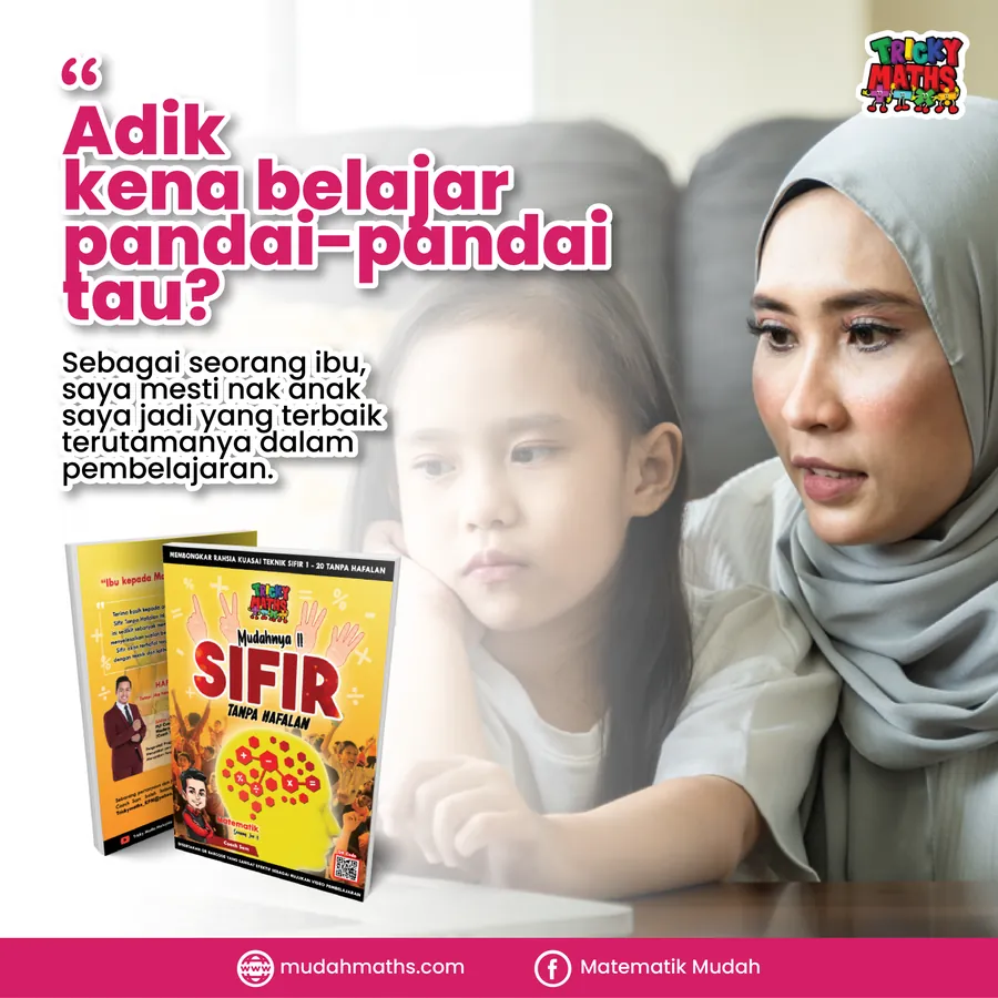 Poster iklan MUDAH MATHS - Buku