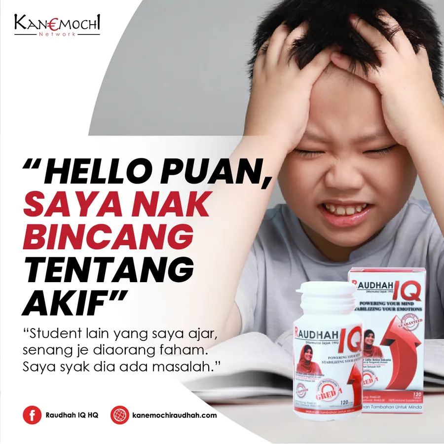Poster iklan Raudhah - Kids